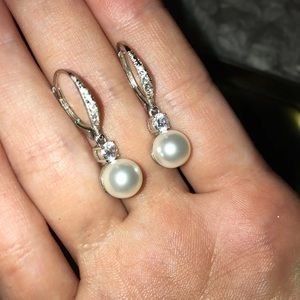 Pearl earrings